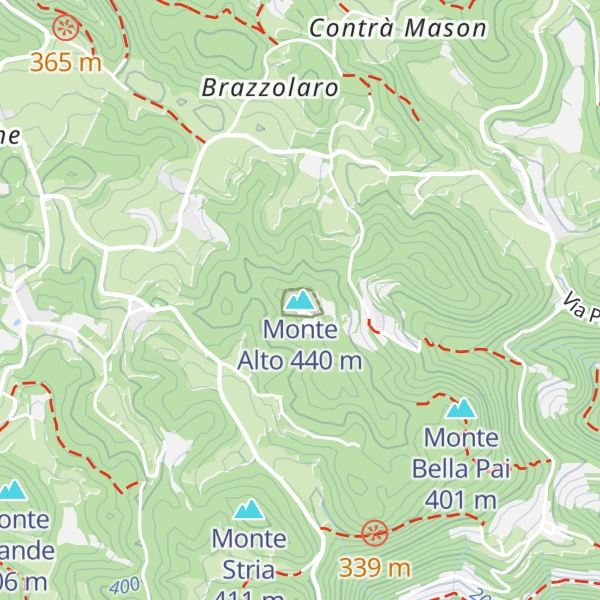 Map of Monte Alto