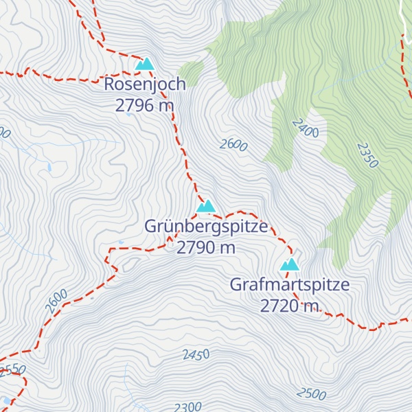 Map of Grünbergspitze