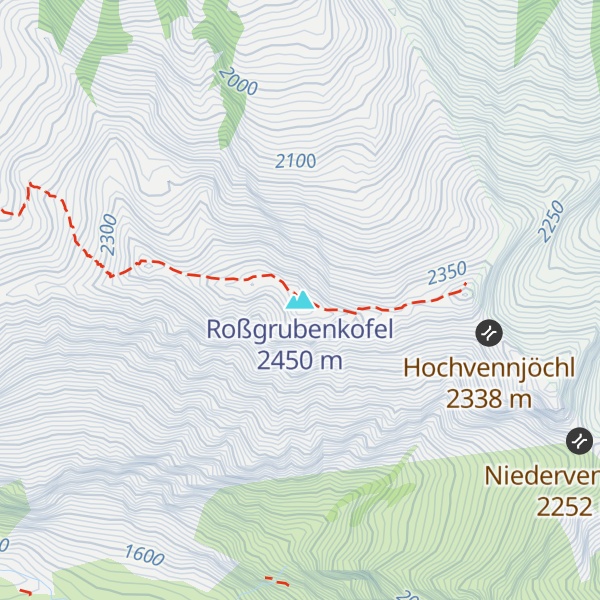 Map of Roßgrubenkofel