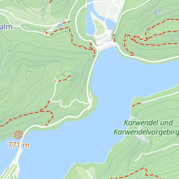 Map of Hochwasserentlastung 2