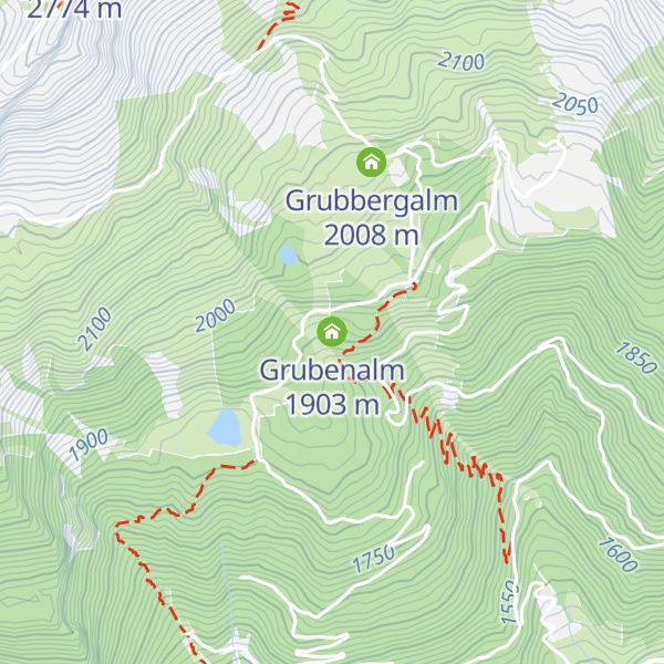 Map of Grubenalm