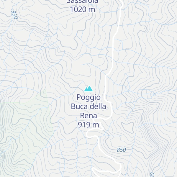 Map of Poggio Buca della Rena