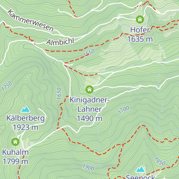 Map of Kinigadner-Lahner