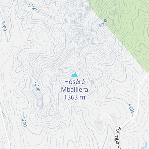 Map of Hoséré Mballiera