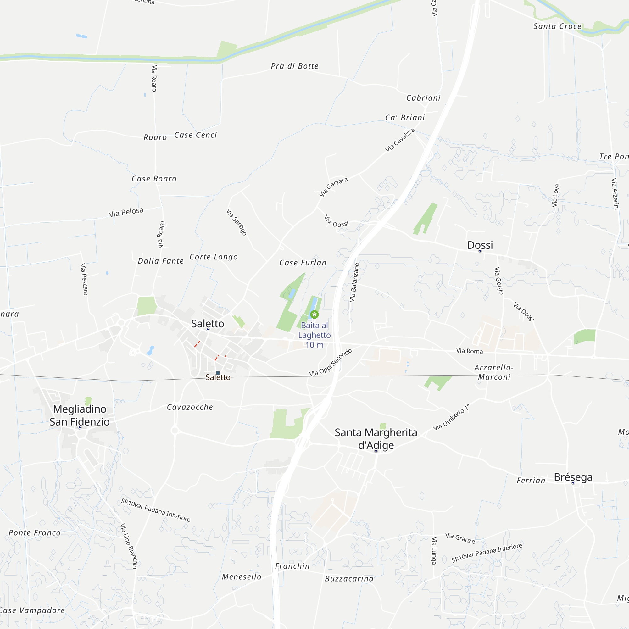 Baita al Laghetto map