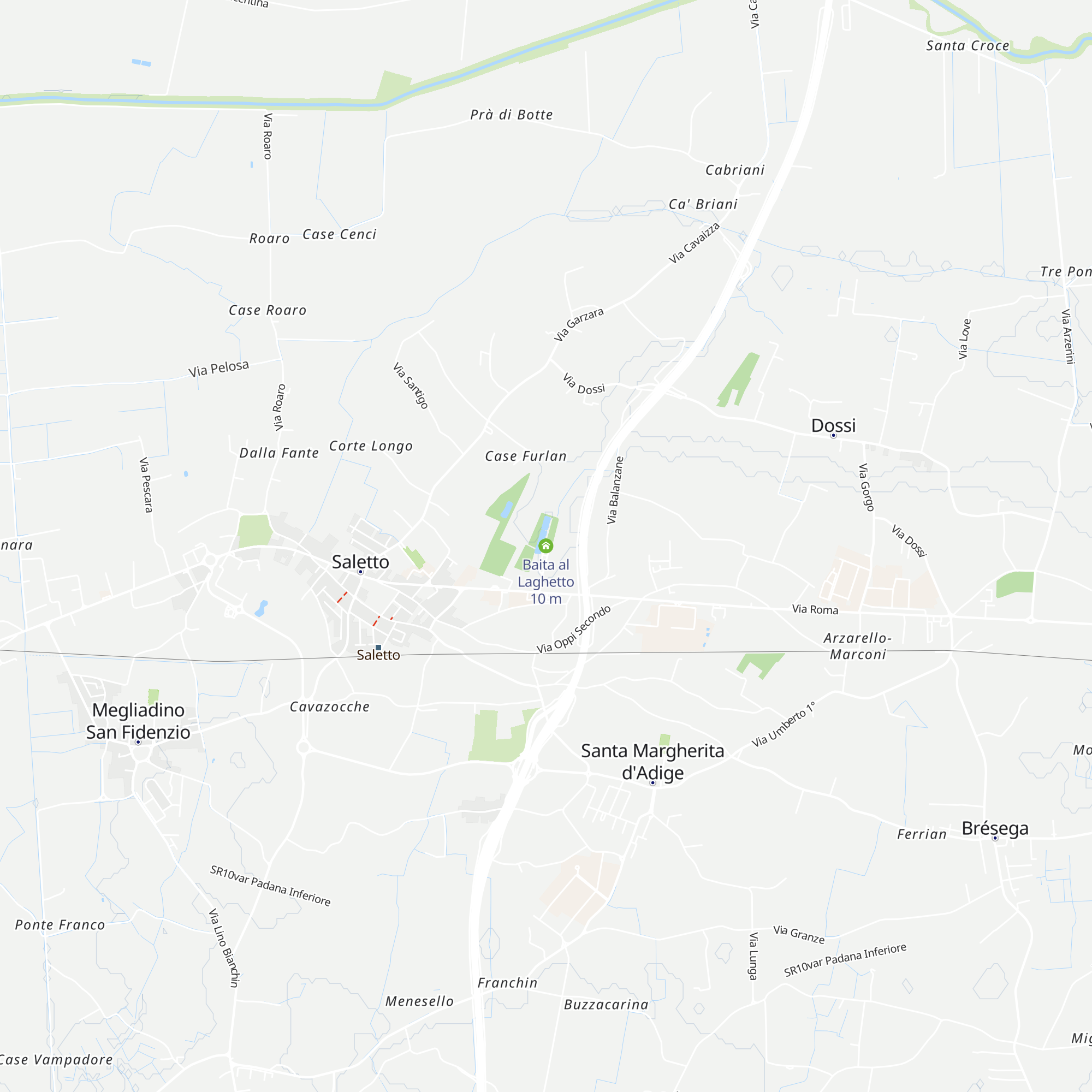 Baita al Laghetto map