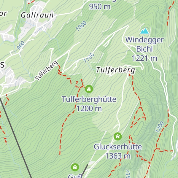 Map of Tulferberghütte