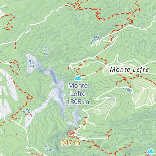 Map of Monte Lefre
