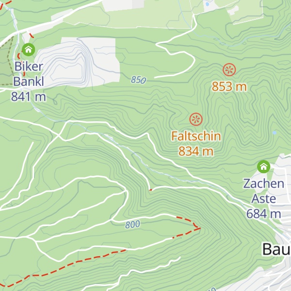 Map of Martha's Hütte