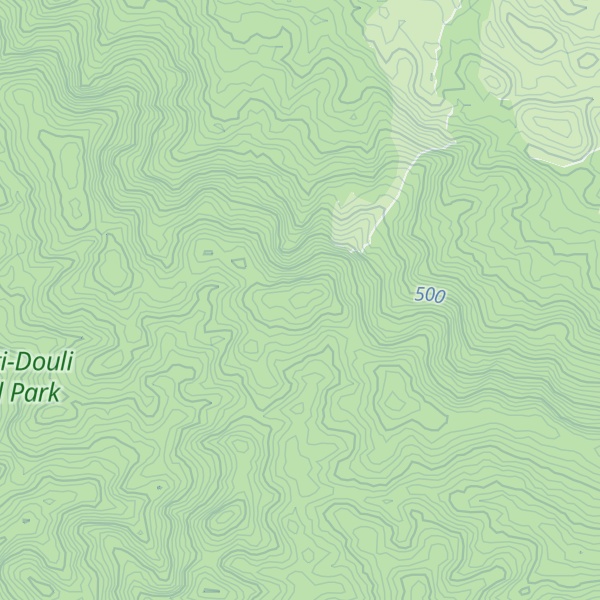 Map of Mont Monguidou
