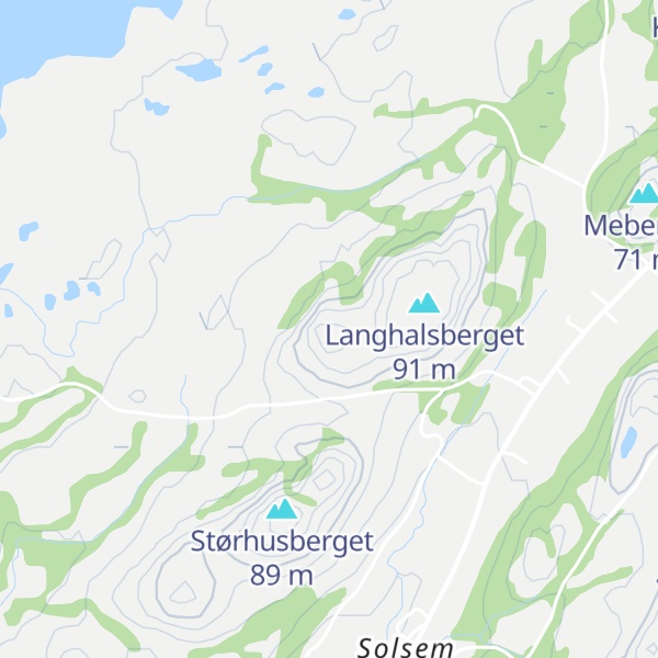 Map of Påiberget