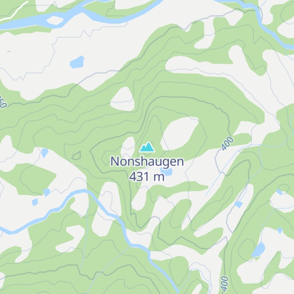 Map of Nonshaugen