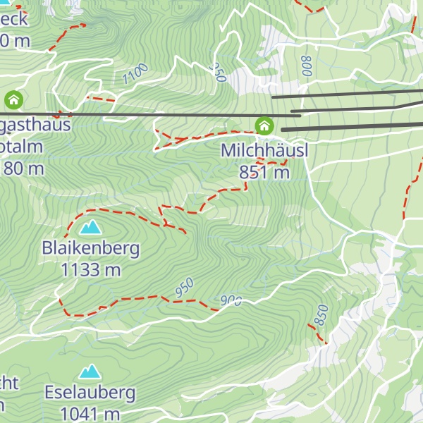 Map of Lenzenbauernalm