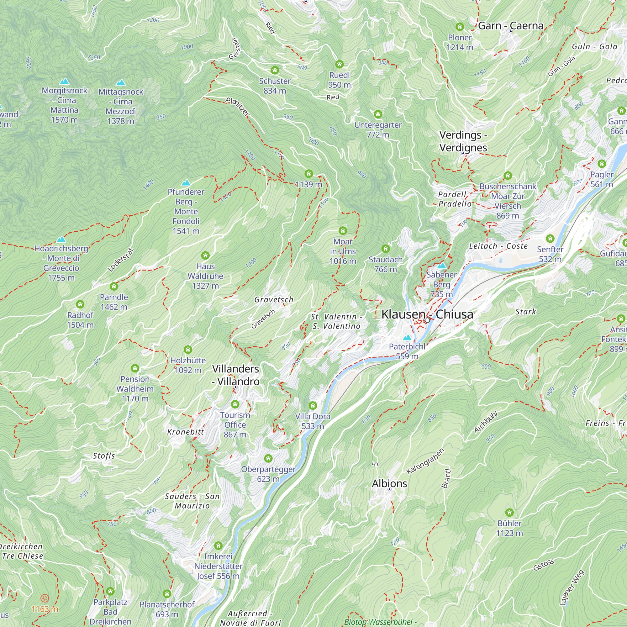 Tschotthof map