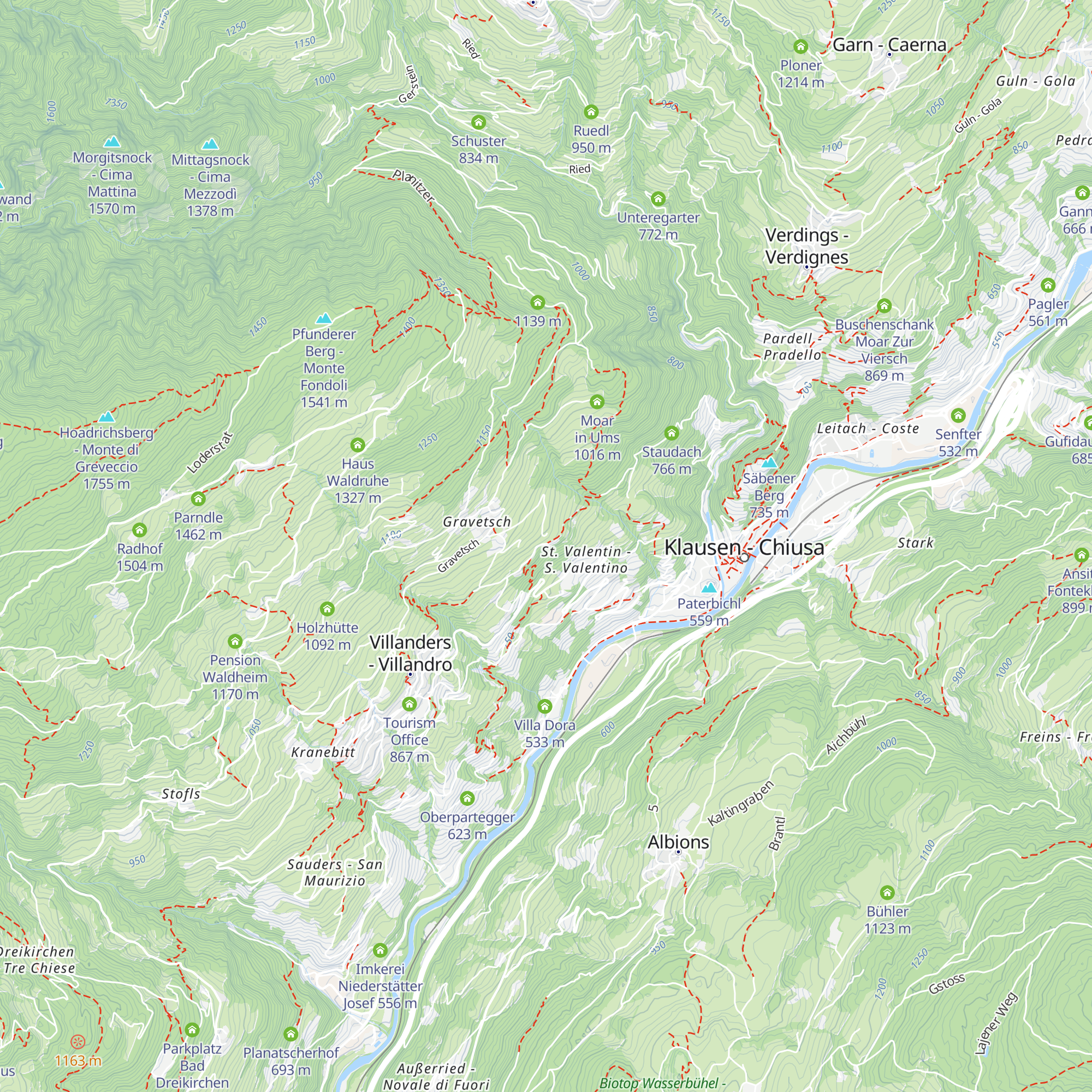 Tschotthof map