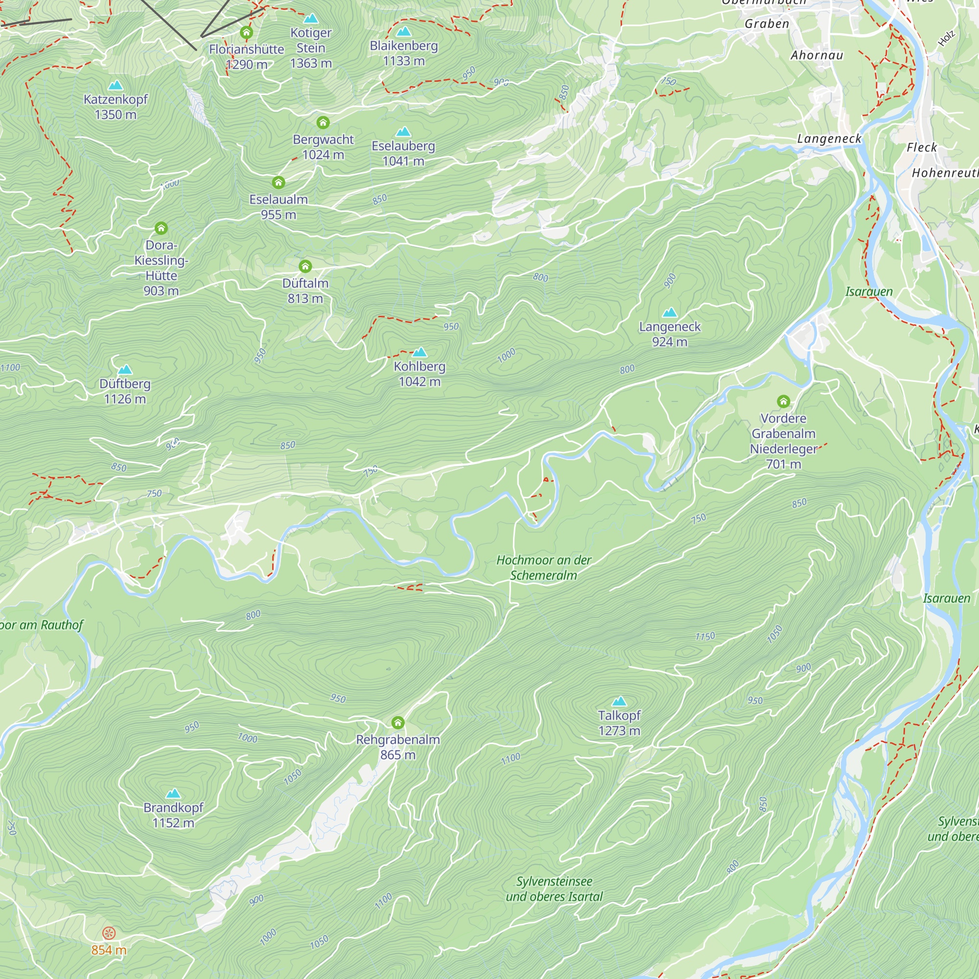 Schemeralm map