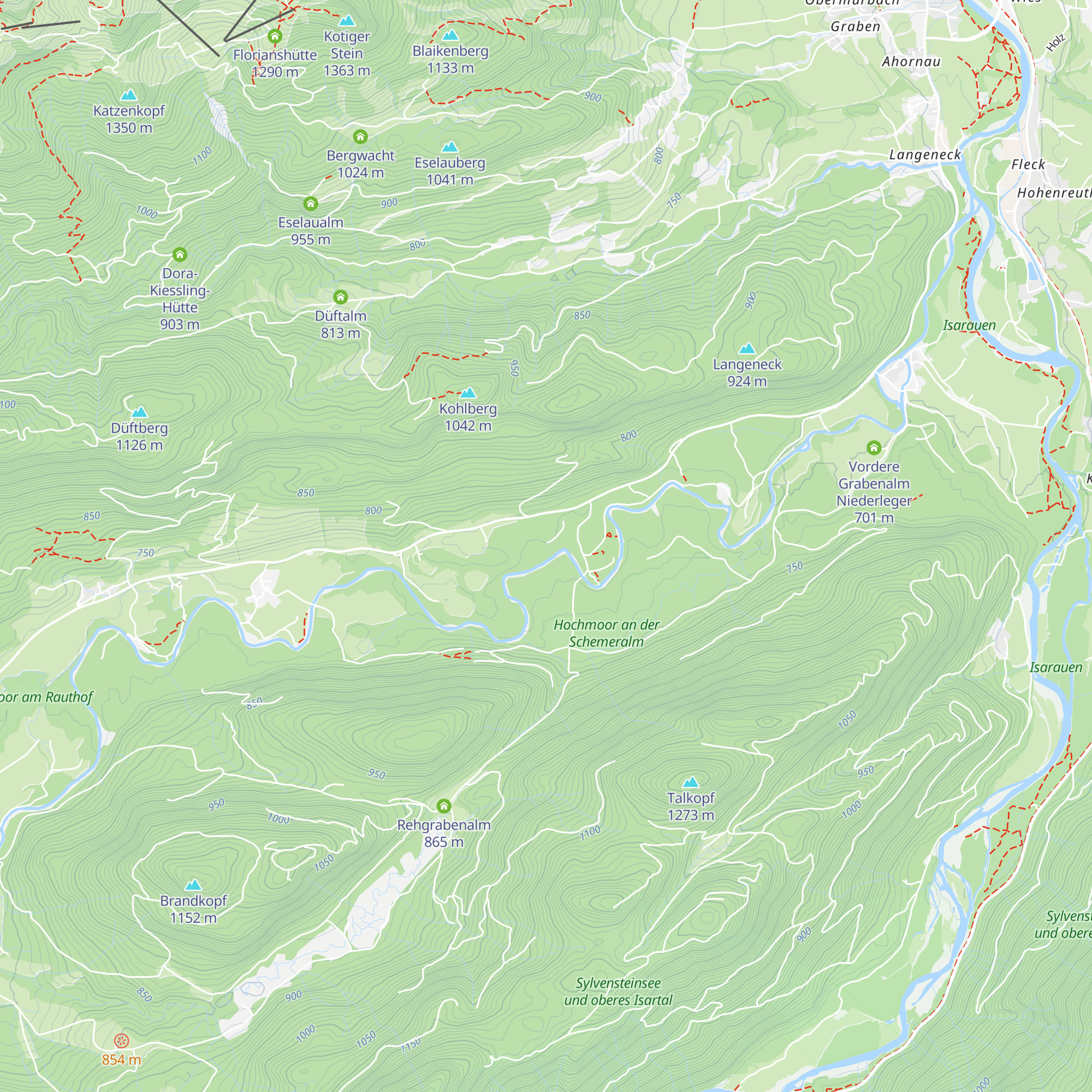 Schemeralm map
