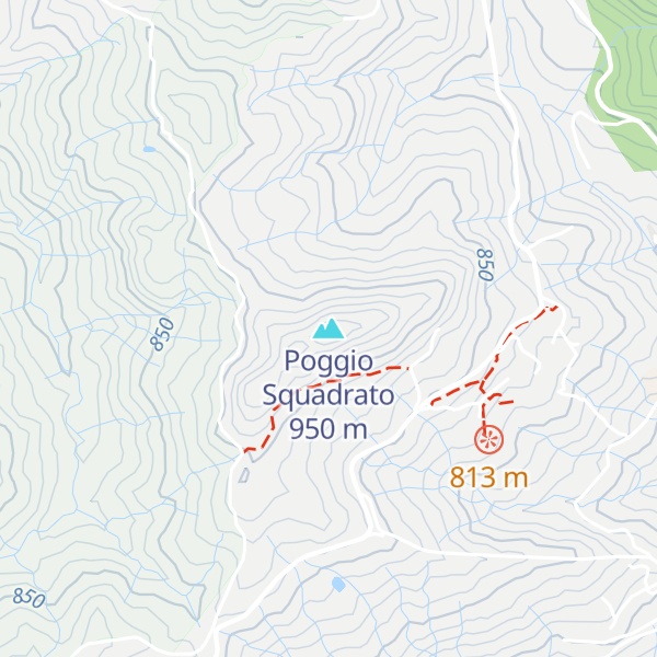 Map of Poggio Squadrato