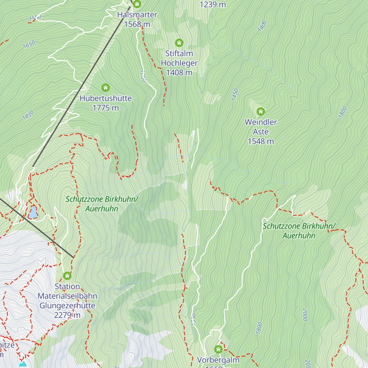 Voldertalhütte map