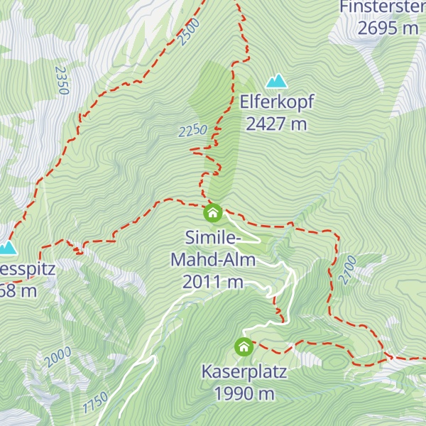 Map of Simile-Mahd-Alm