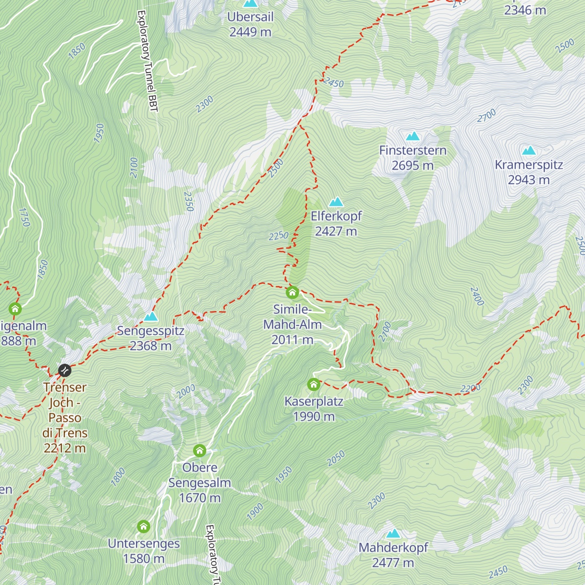 Simile-Mahd-Alm map