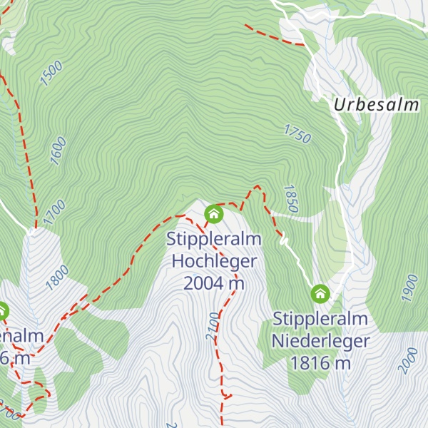 Map of Stippleralm Hochleger