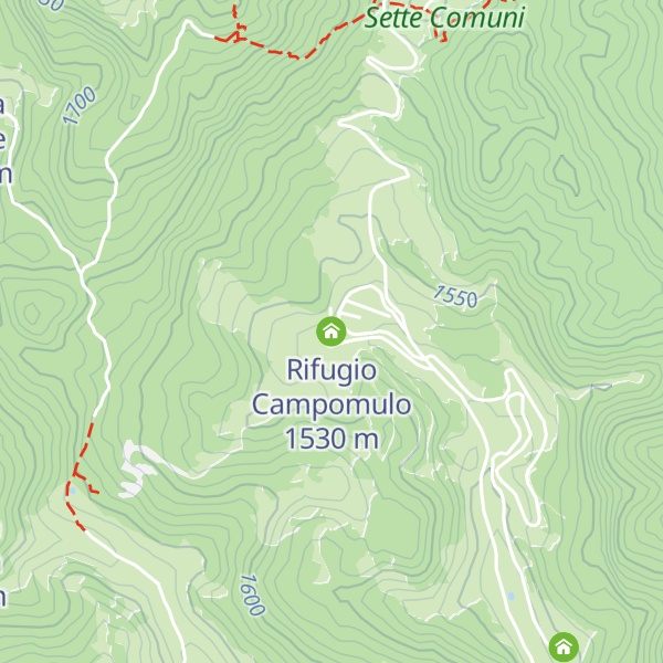Map of Rifugio Campomulo