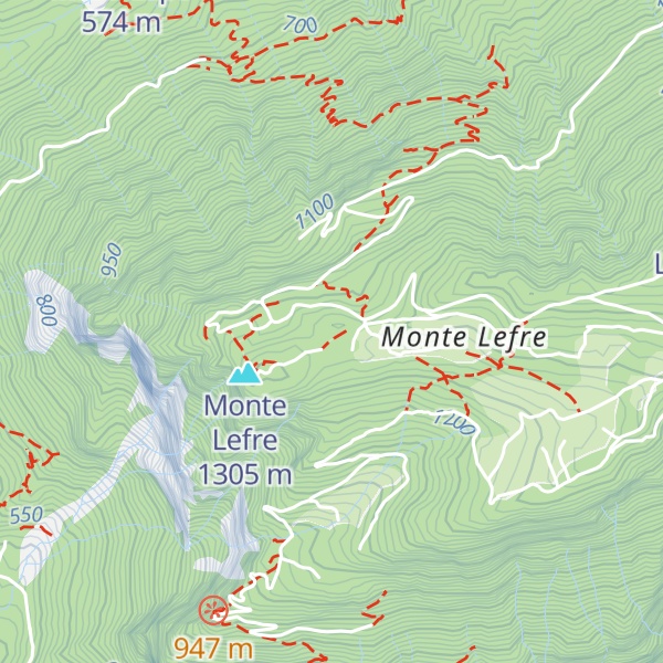 Map of Rifugio Monte Lefre