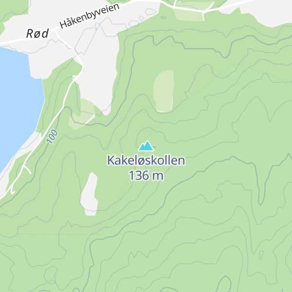 Map of Kakeløskollen