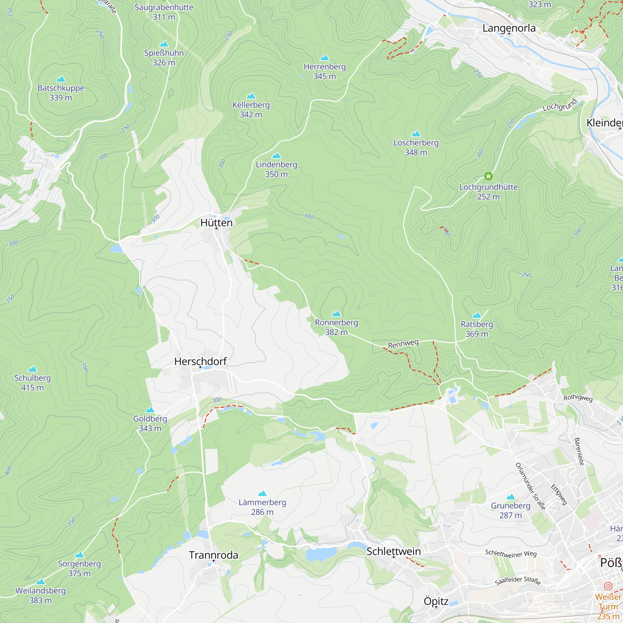 Franz-Meier-Hütte map