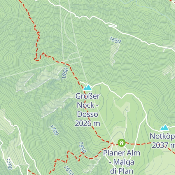 Map of Großer Nock - Dosso