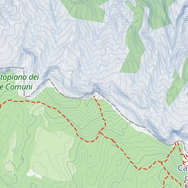 Map of Cima Isidoro