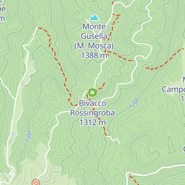 Map of Bivacco Rossingroba