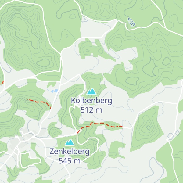 Map of Kolbenberg