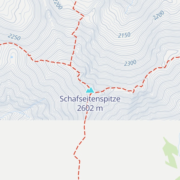 Map of Schafseitenspitze