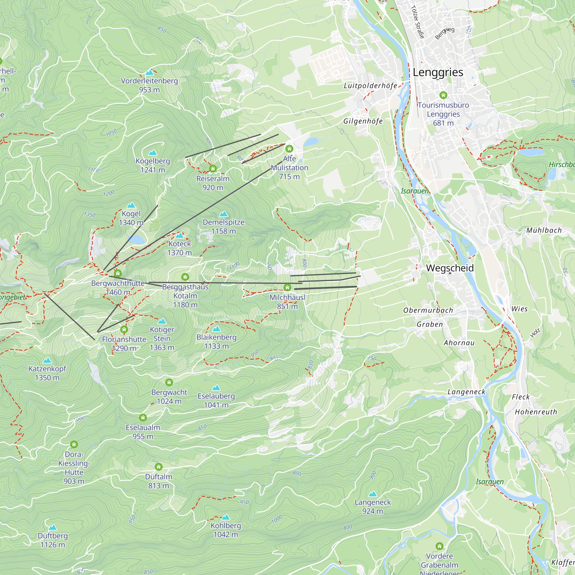 Milchhäusl map