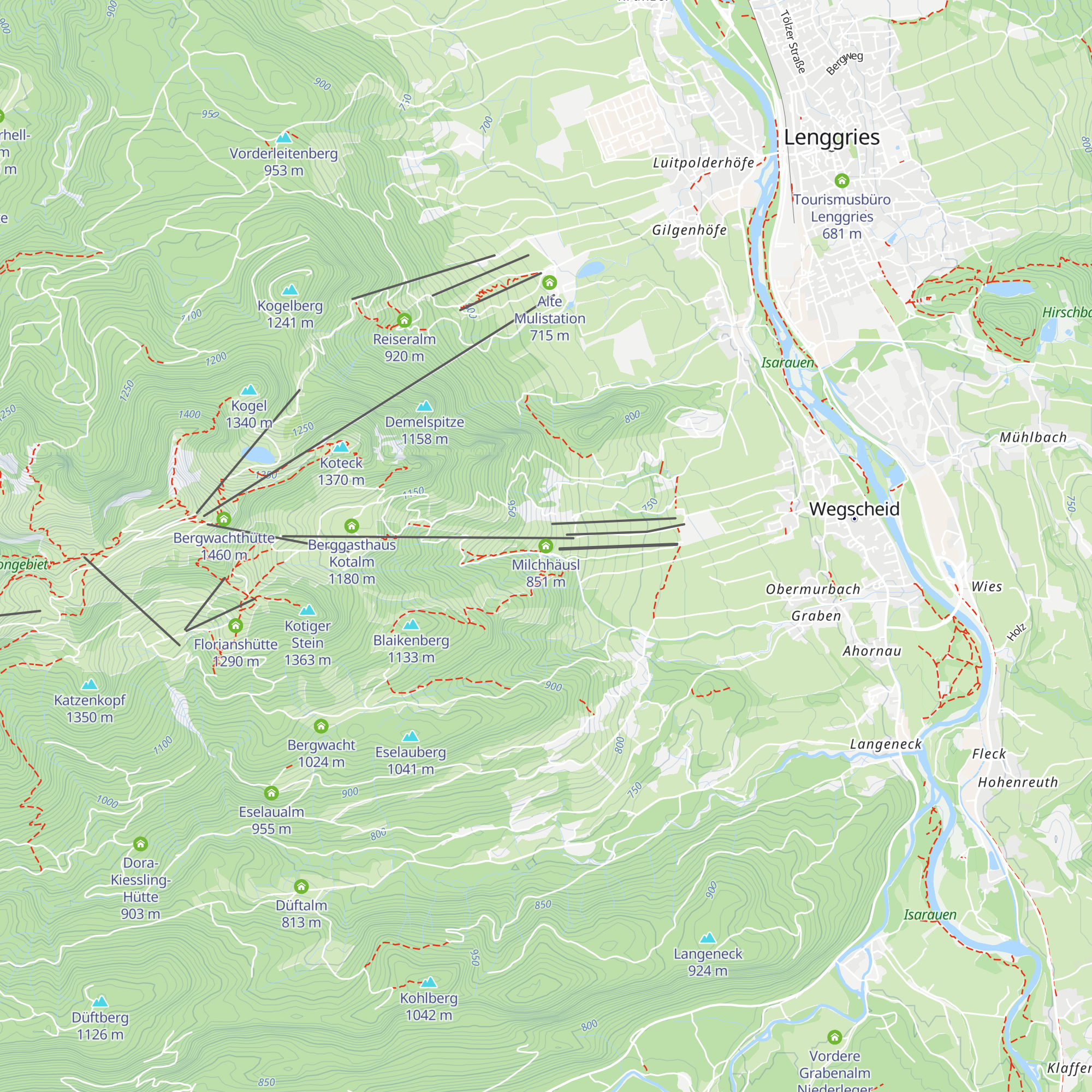 Milchhäusl map