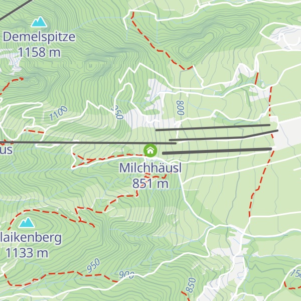 Map of Milchhäusl