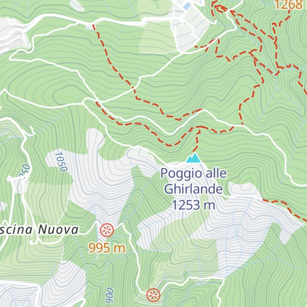 Map of Poggio a Novale
