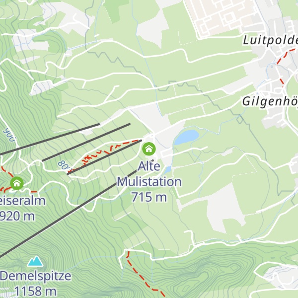 Map of Alte Mulistation