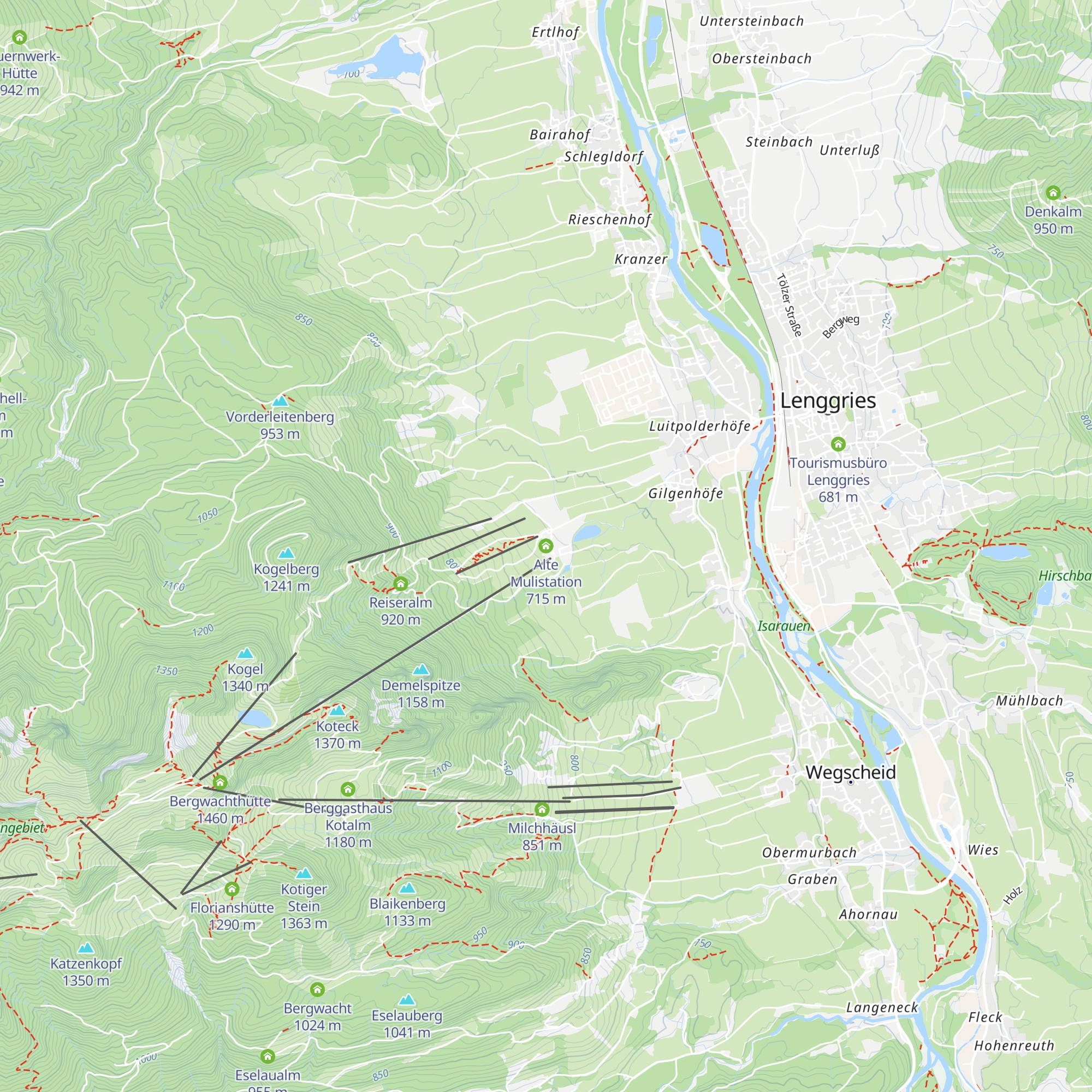 Alte Mulistation map