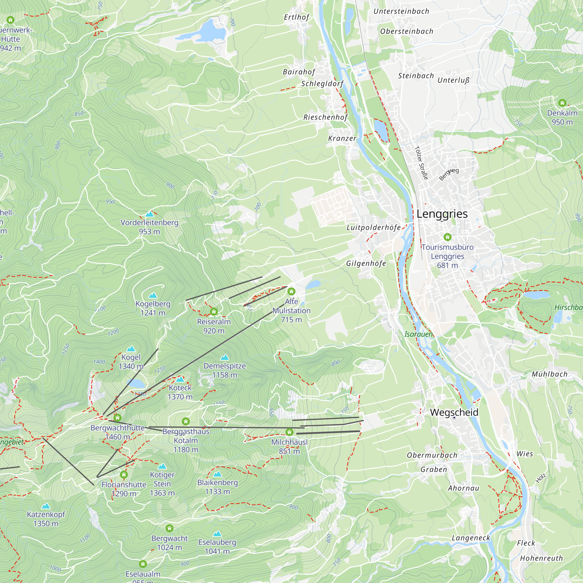 Alte Mulistation map