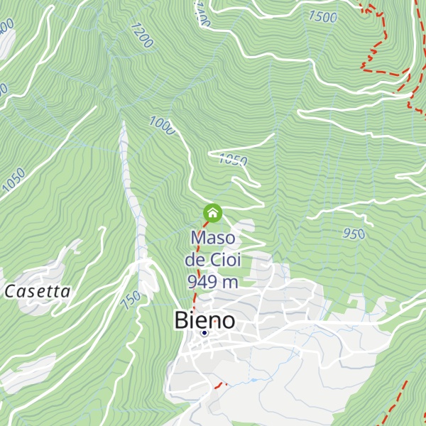 Map of Maso de Cioi