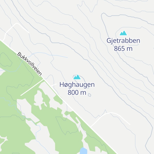 Map of Høghaugen