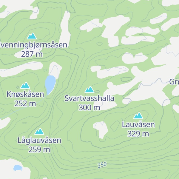 Map of Svartvasshalla