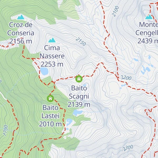 Map of Baito Scagni