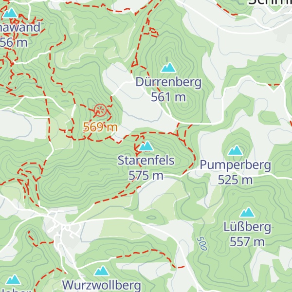 Map of Starenfels