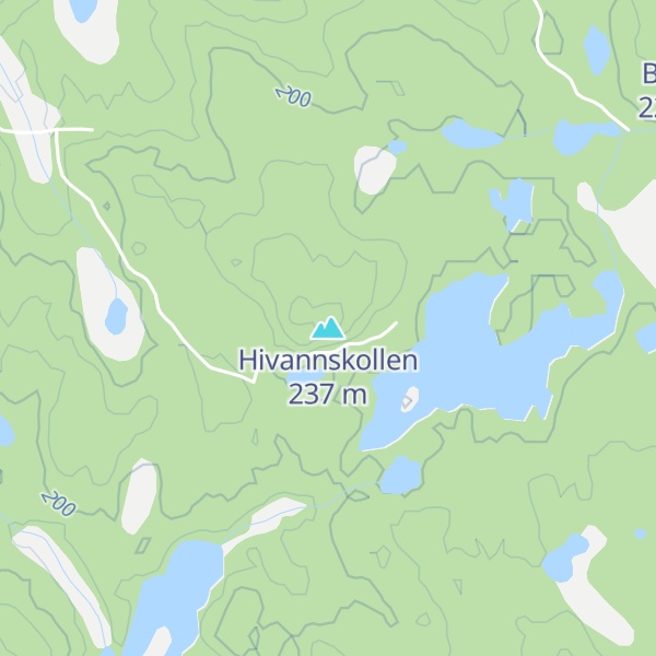 Map of Hivannskollen