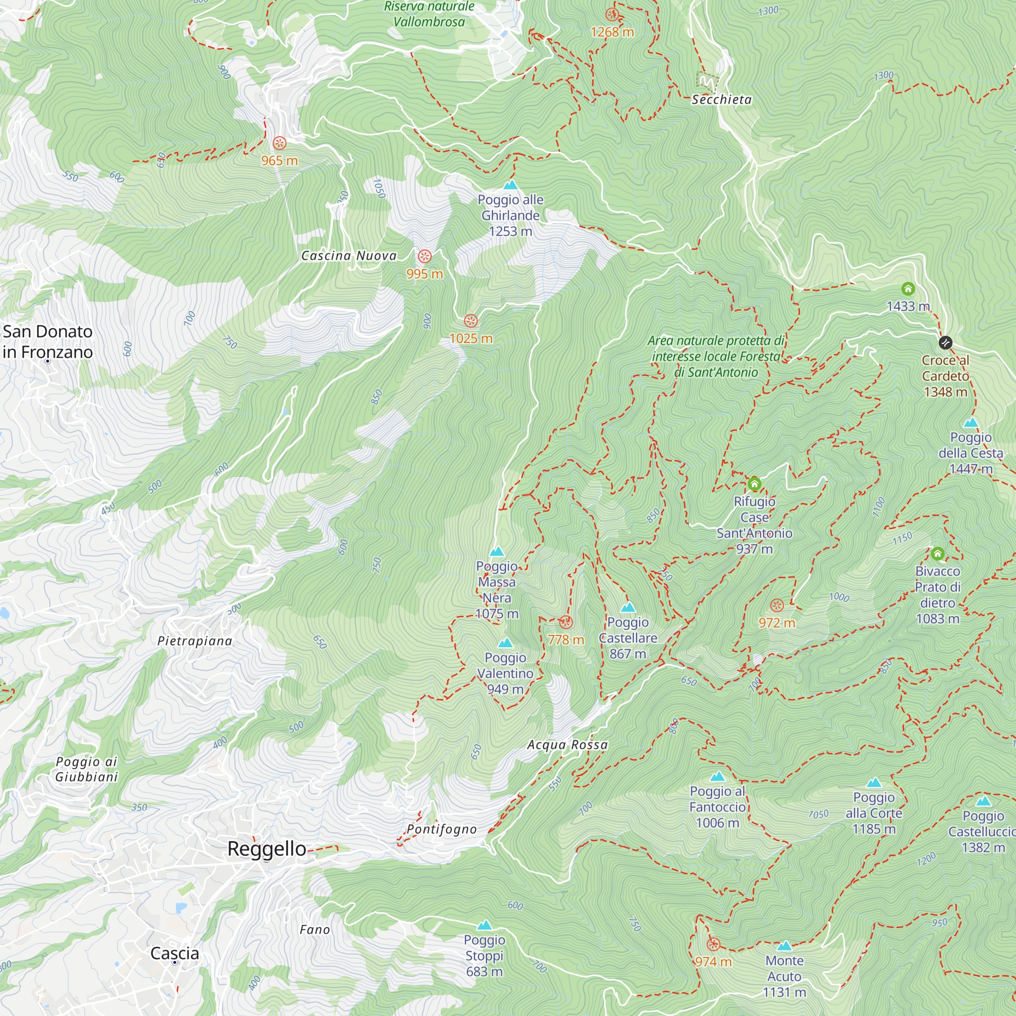 Bivacco Massa Nera map