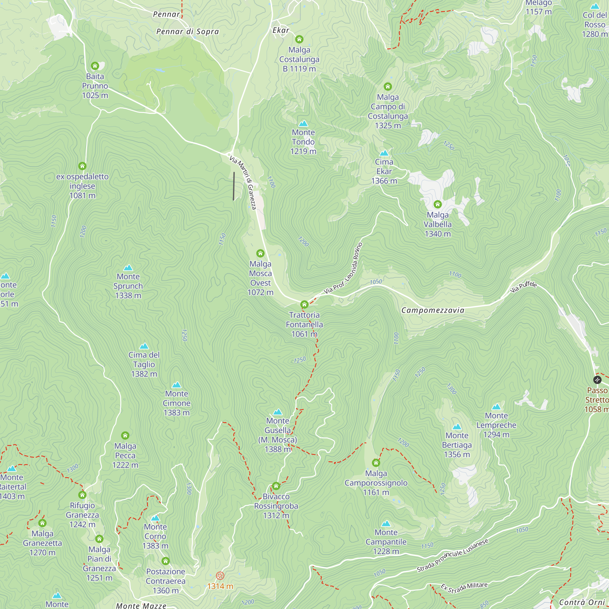 Trattoria Fontanella map